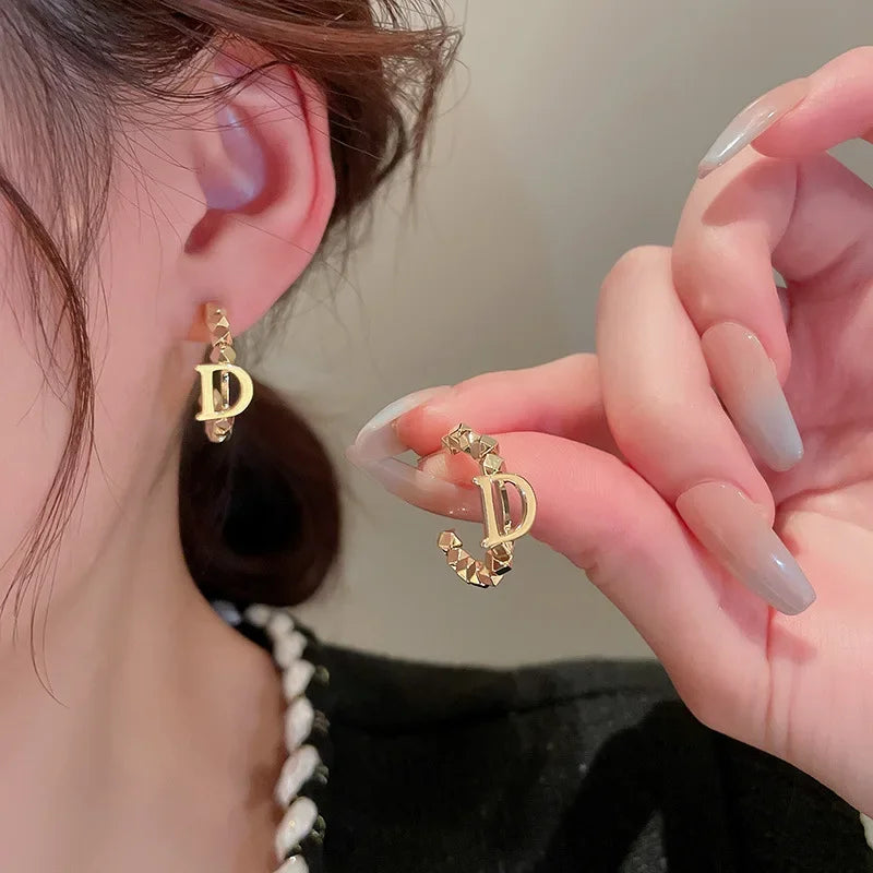 Gold Color Alloy  Earring