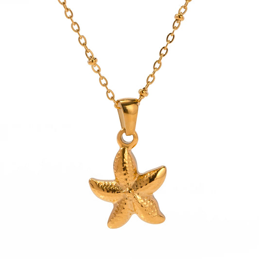 Niche Starfish Pendant Necklace