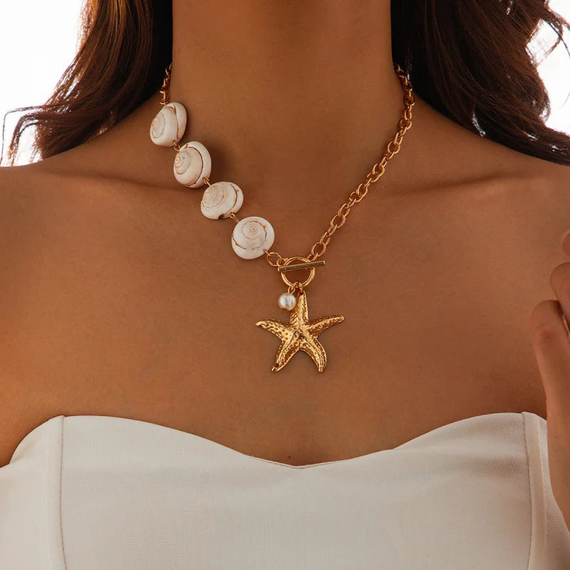 Mermaid Shell Casual Necklace