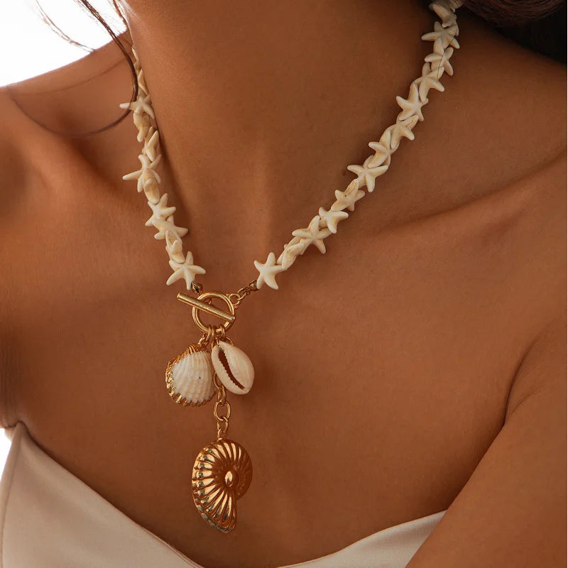 Mermaid Shell Casual Necklace