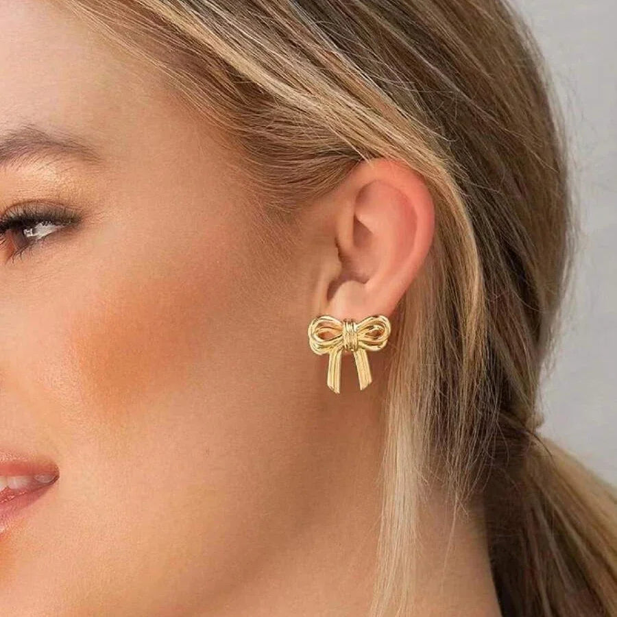 New Trendy Bow Knot Drop Earrings