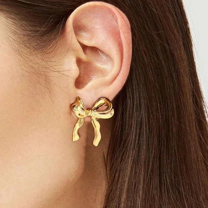 New Trendy Bow Knot Drop Earrings