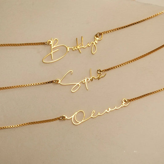 Personalized Gold Name Necklace - Custom Jewelry Gift