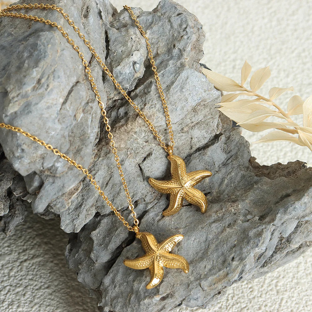 Stainless Steel Star Pendant Necklace