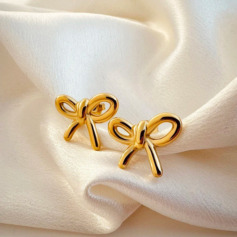 New Trendy Bow Knot Drop Earrings