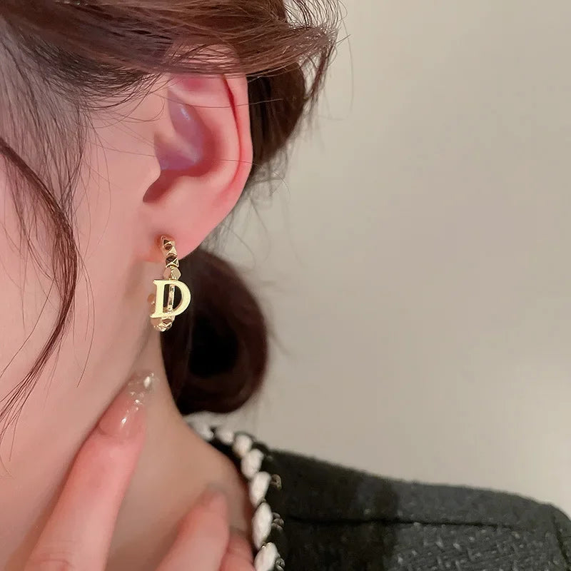 Gold Color Alloy  Earring