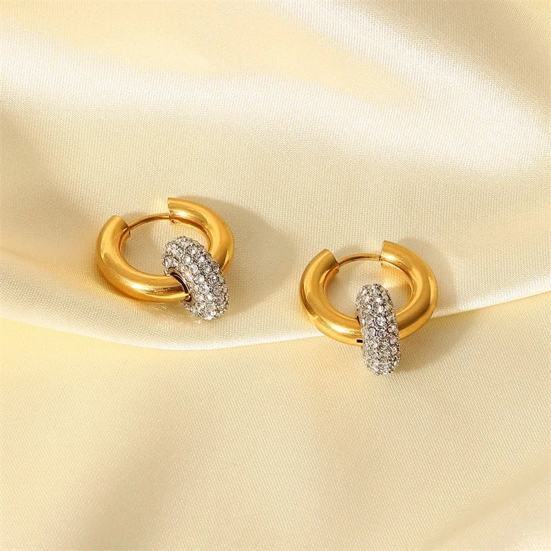 crystal zircon Earrings For Woman